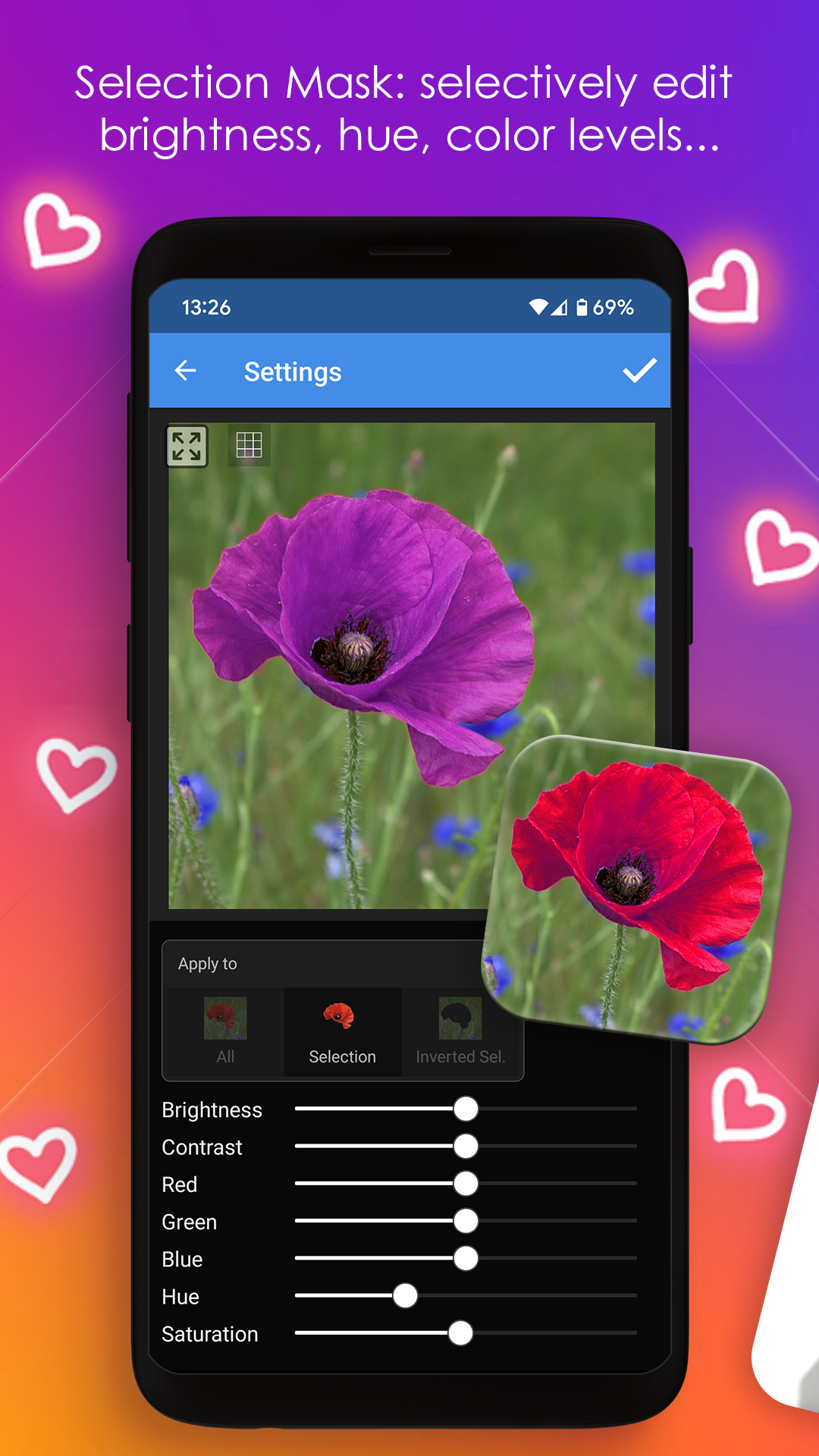 اسکرین شات 2 برنامه Multi Layer - Photo Editor