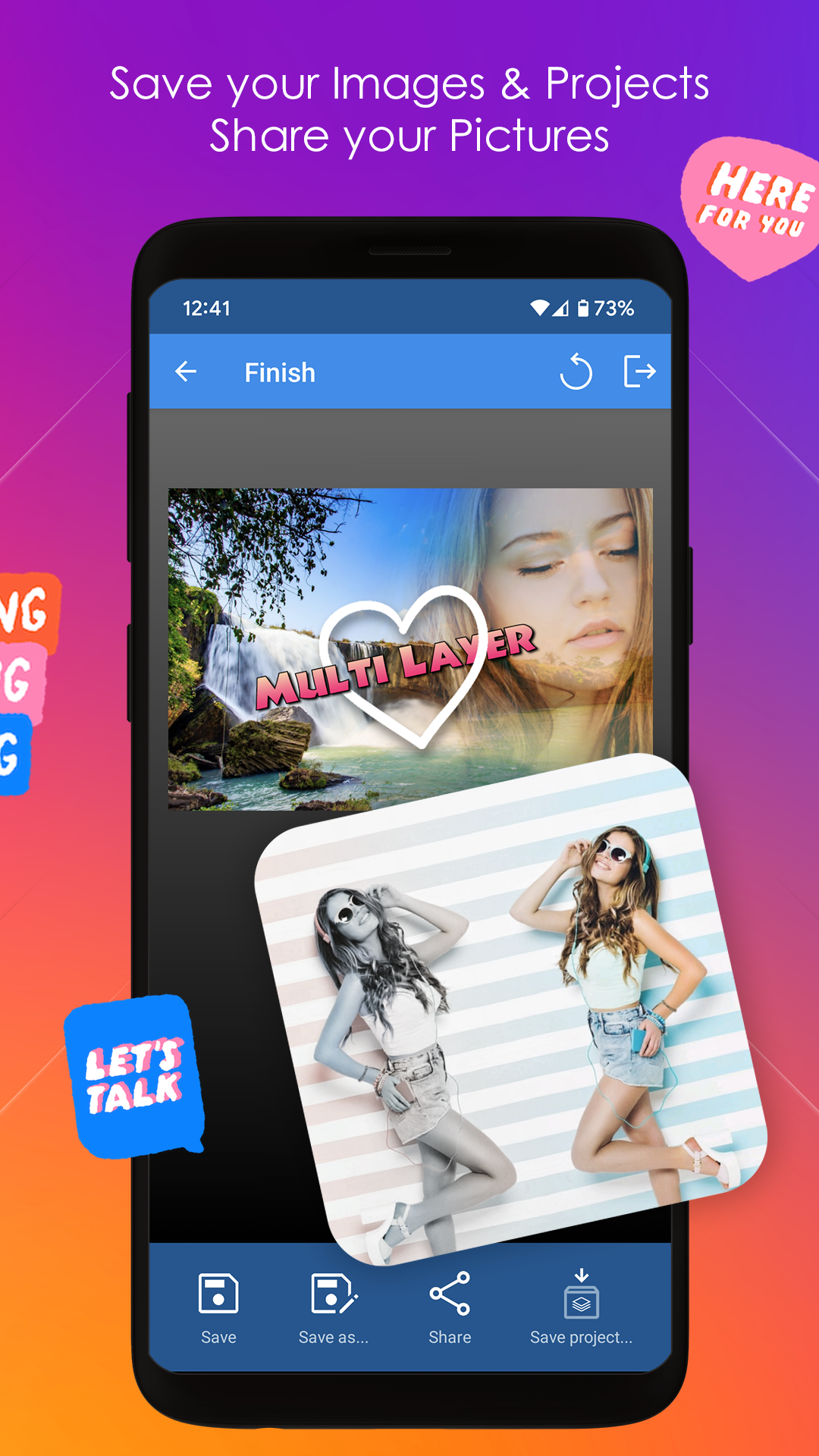 اسکرین شات 7 برنامه Multi Layer - Photo Editor