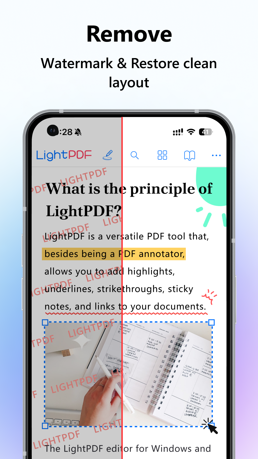 اسکرین شات 3 برنامه LightPDF: PDF AI&Convert&Scan