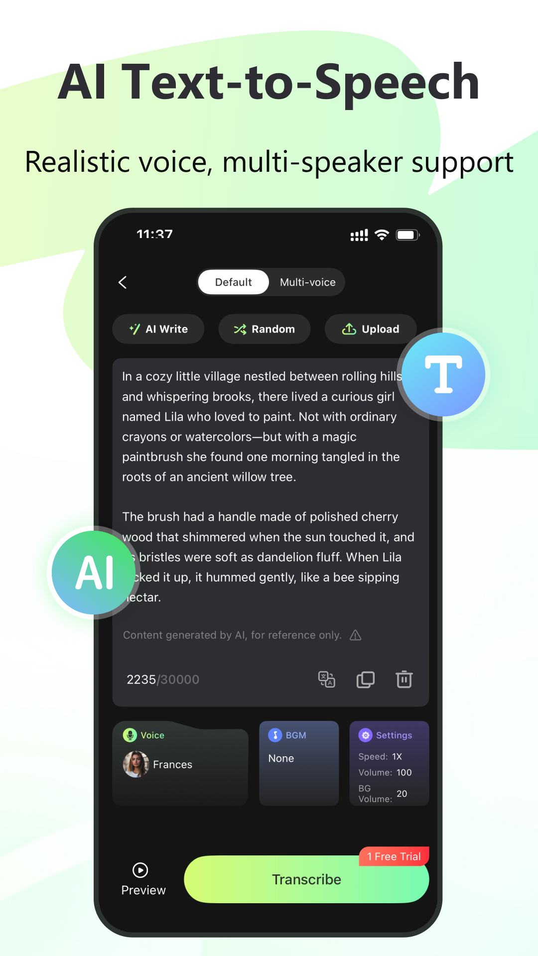 اسکرین شات 5 برنامه RecCloud – AI Video Generator