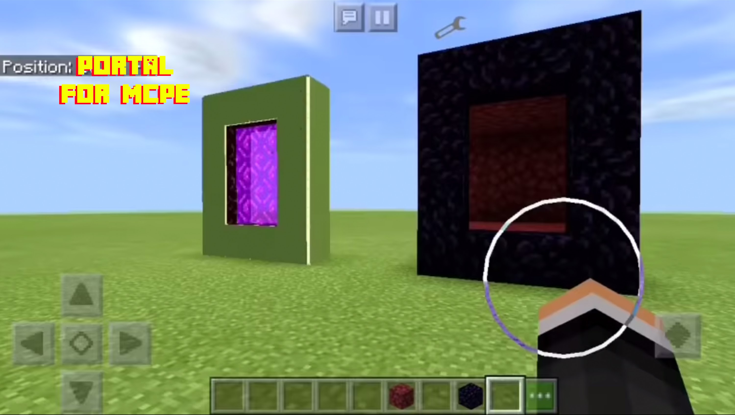 اسکرین شات 2 برنامه Portal MCPE - Mod Secret Door