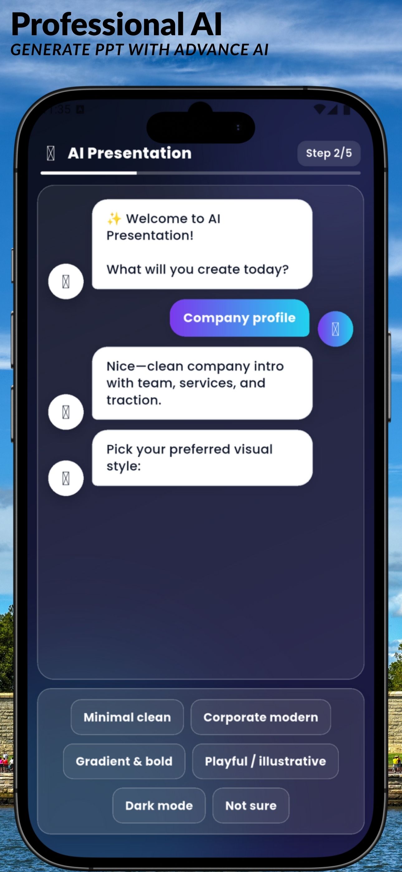 اسکرین شات 3 برنامه Gamma PPT AI : Slide Go PPT AI