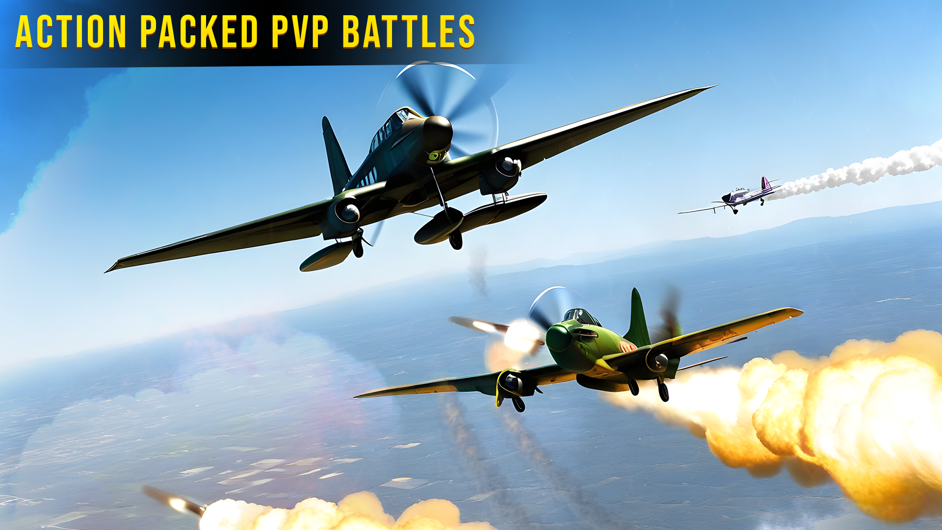 اسکرین شات 7 بازی Warplanes Dogfight・WW2 Battle