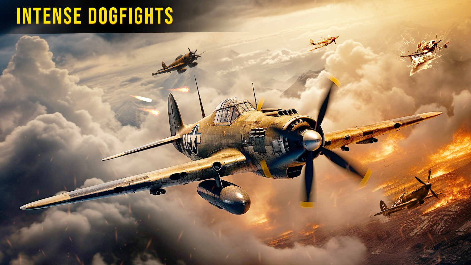 اسکرین شات 5 بازی Warplanes Dogfight・WW2 Battle