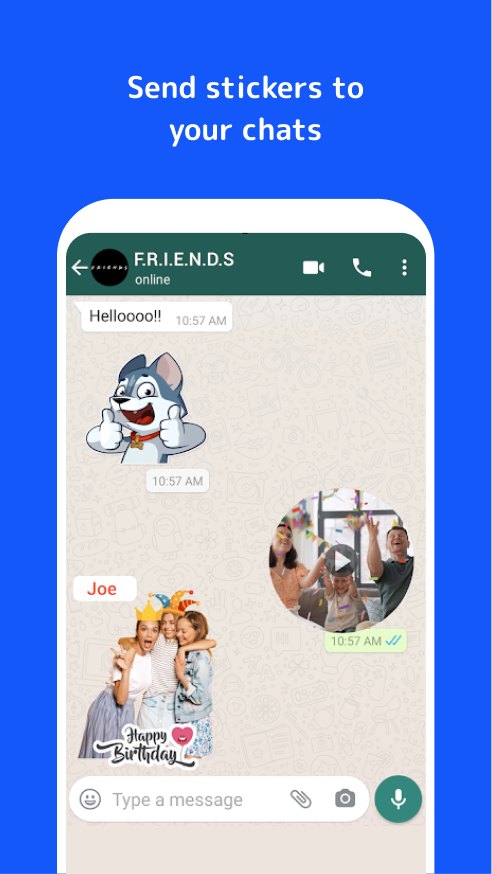 اسکرین شات 2 برنامه Stickify
