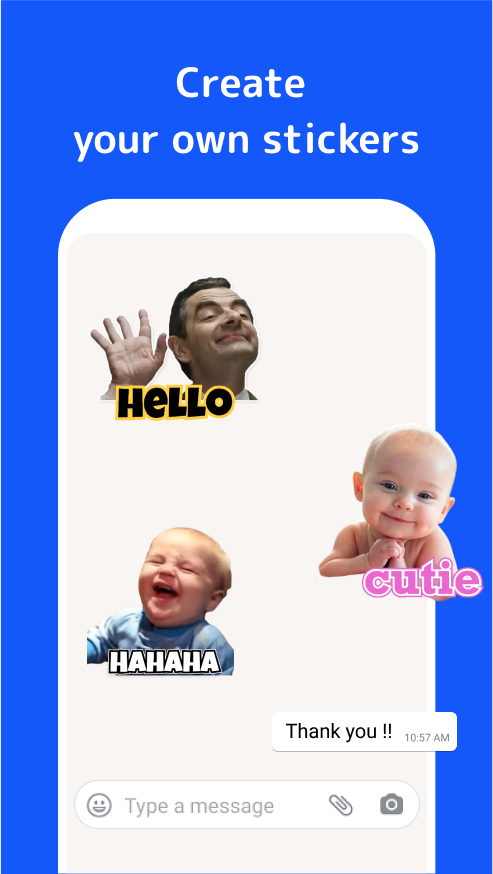 اسکرین شات 1 برنامه Stickify