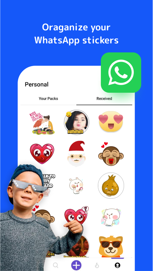 اسکرین شات 6 برنامه Stickify