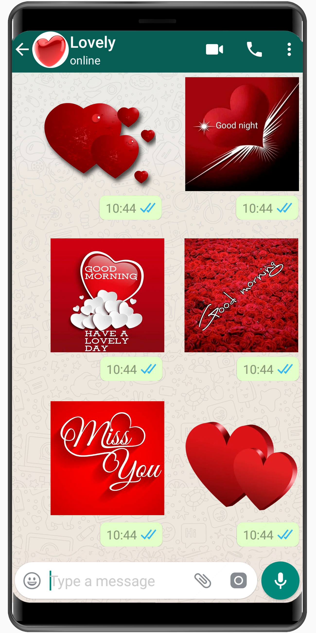 اسکرین شات 2 برنامه WASticker Amor Stickers for WA