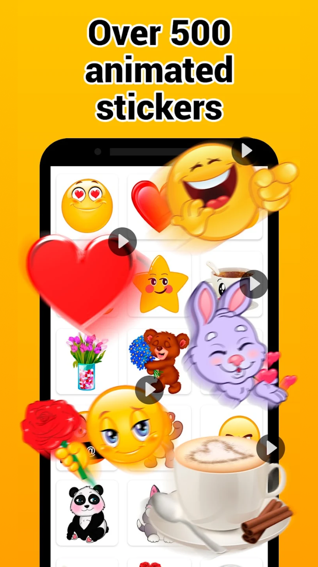 اسکرین شات 4 برنامه Stickers and emoji - WASticker