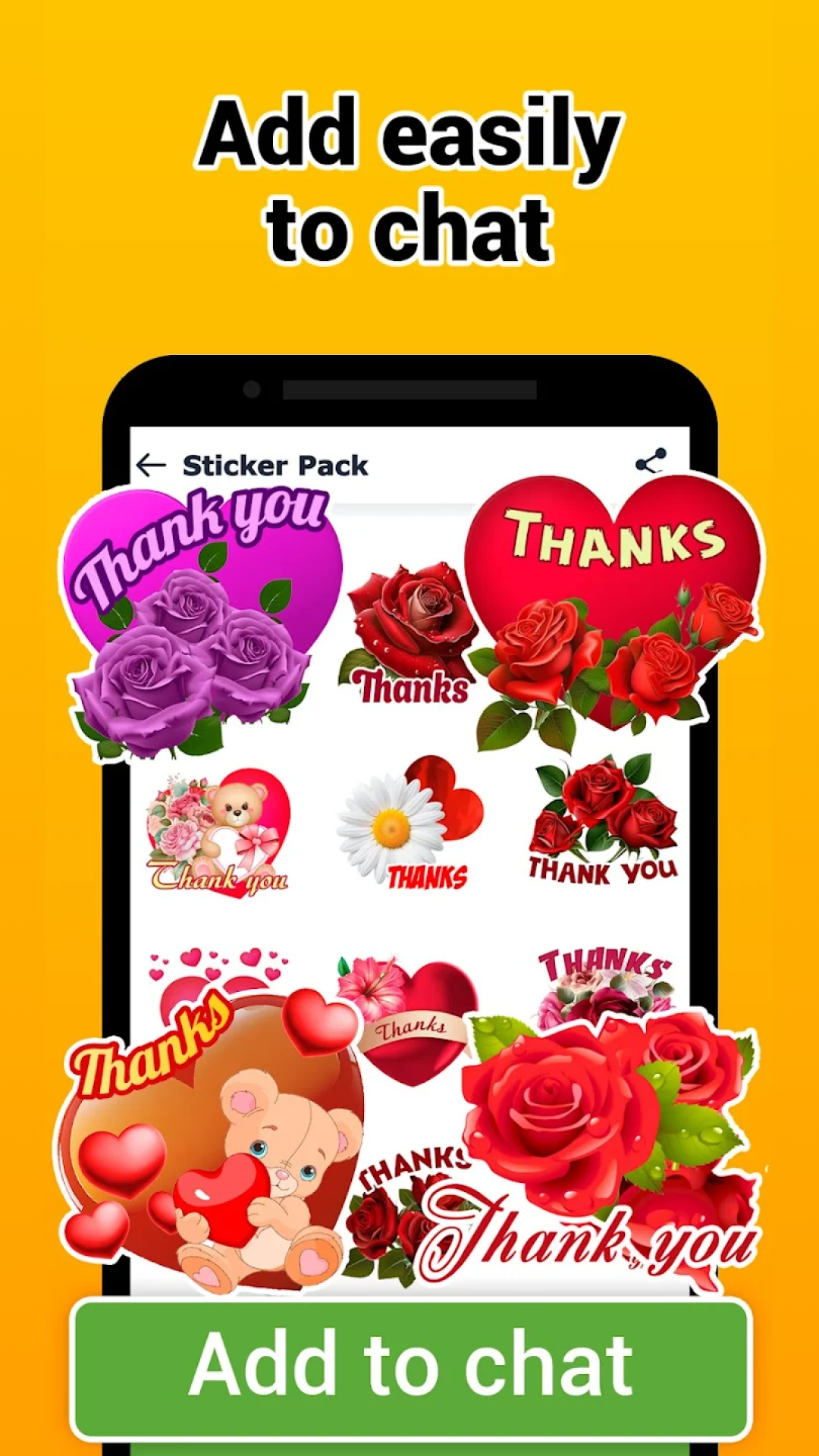 اسکرین شات 3 برنامه Stickers and emoji - WASticker