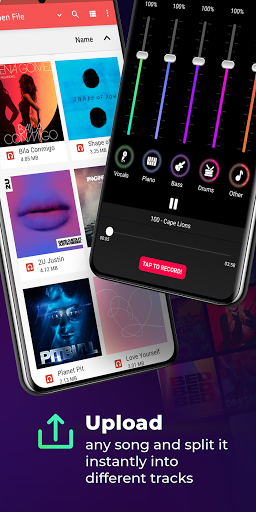 اسکرین شات 2 برنامه SplitHit: Vocal Remover, Karaoke Maker, Backtracks