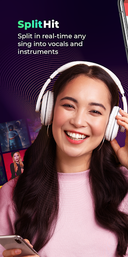 اسکرین شات 1 برنامه SplitHit: Vocal Remover, Karaoke Maker, Backtracks