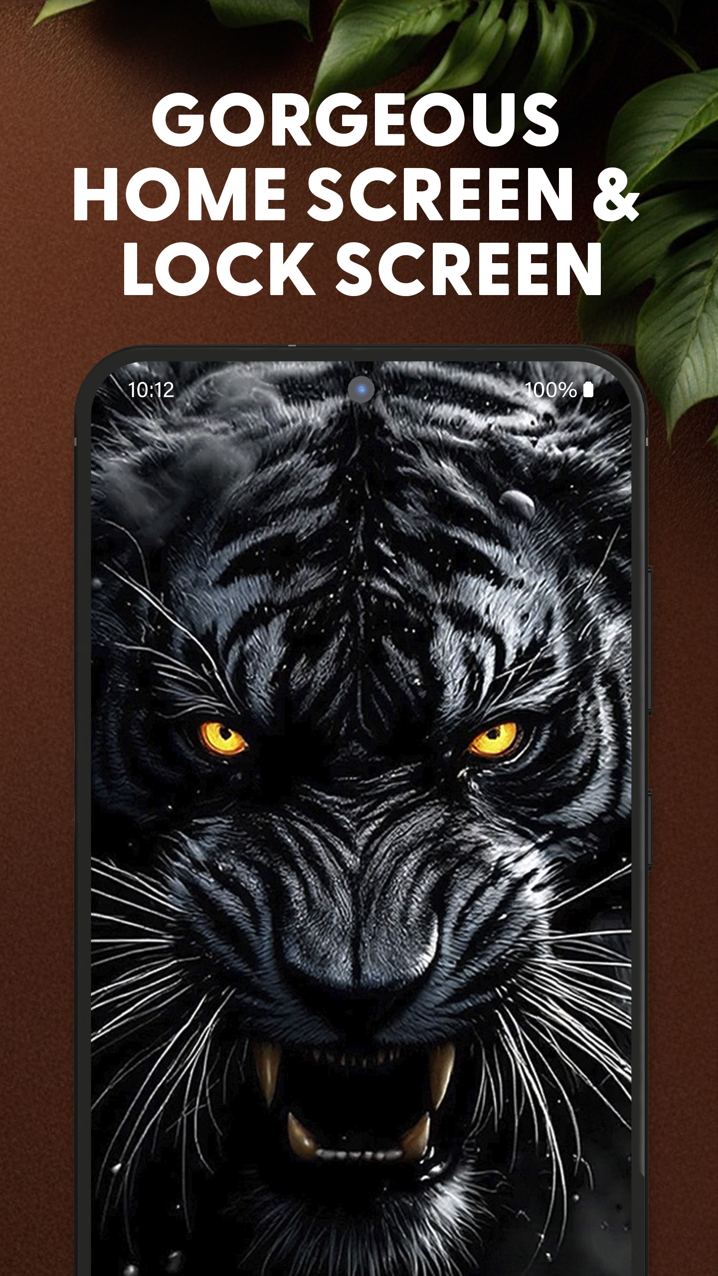 اسکرین شات 7 برنامه Tiger Live Wallpaper 4K