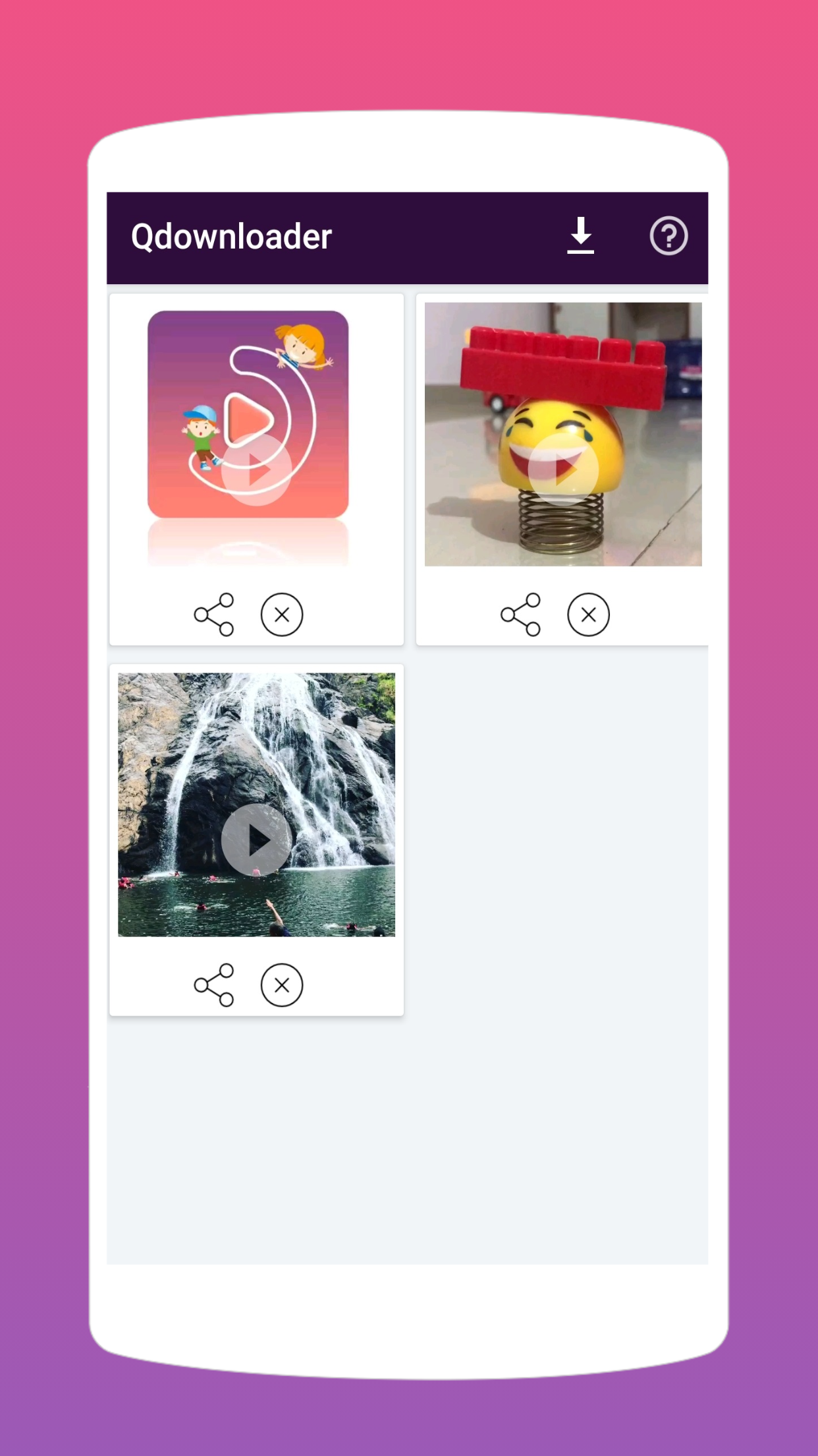 اسکرین شات 7 برنامه qdownloader & Saver