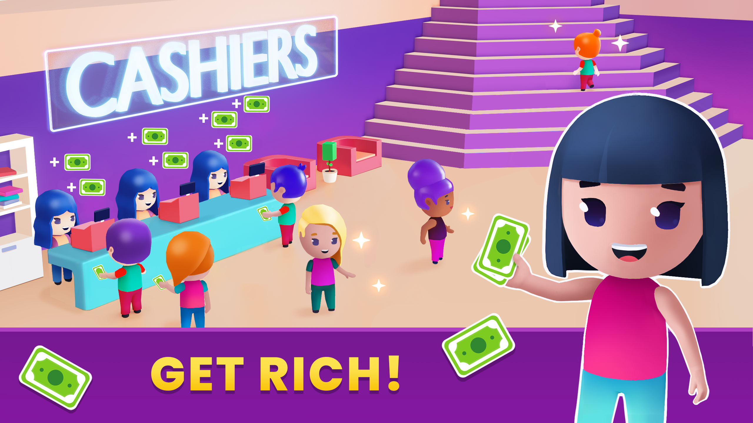 اسکرین شات 2 بازی Idle Beauty Salon Tycoon