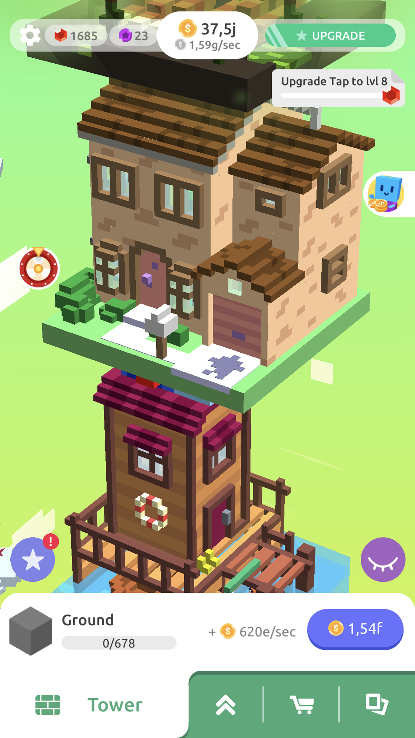 اسکرین شات 6 بازی TapTower - Idle Building Game