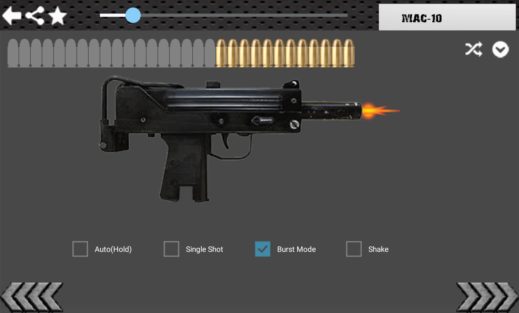اسکرین شات 1 برنامه Gun Sound - Weapon Simulator