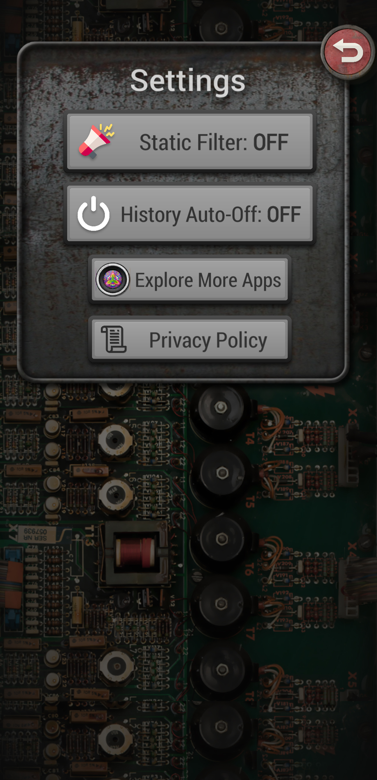 اسکرین شات 4 برنامه Ghost Voice Box: EVP Detector