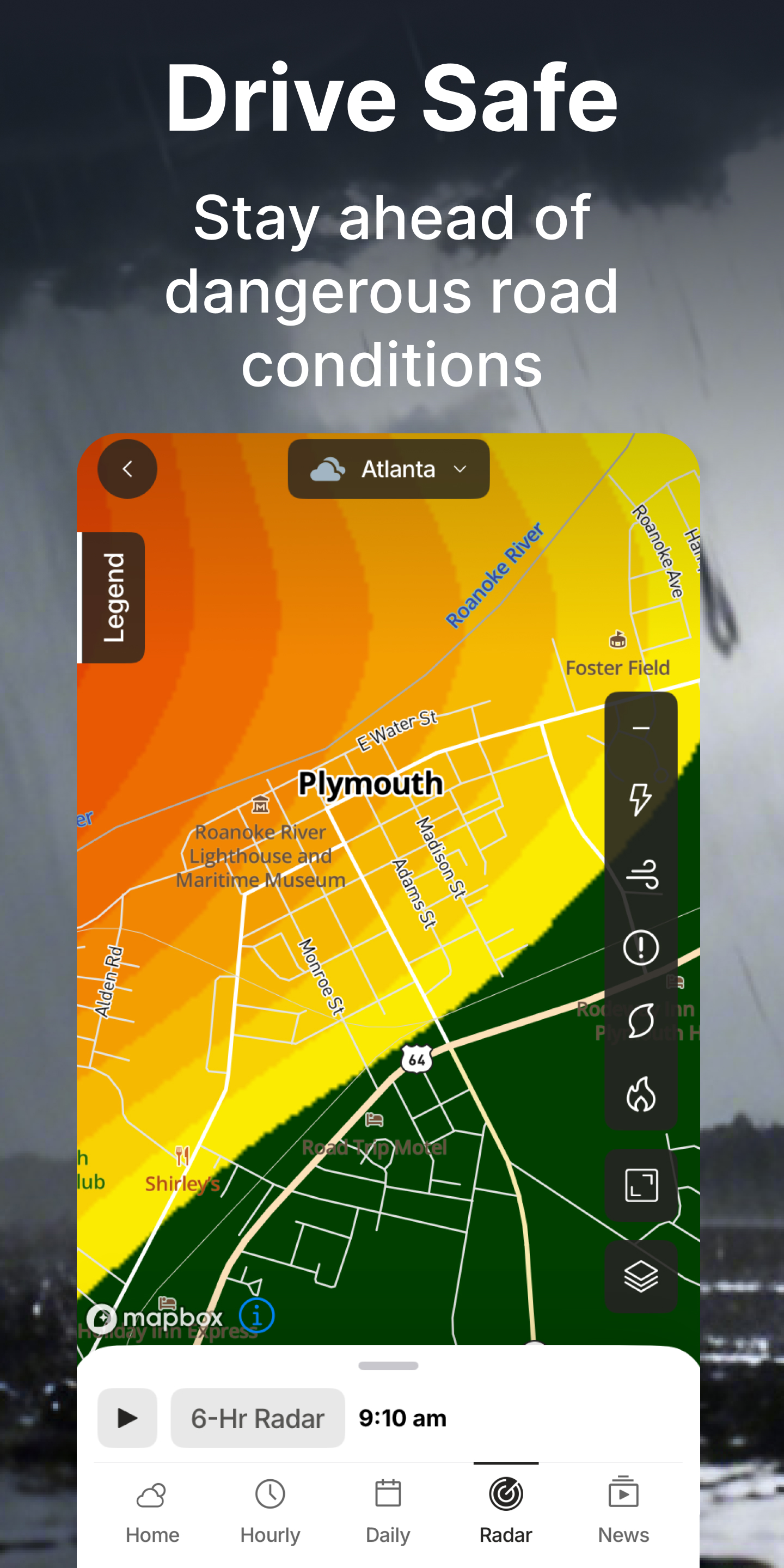 اسکرین شات 4 برنامه The Weather Channel - Radar