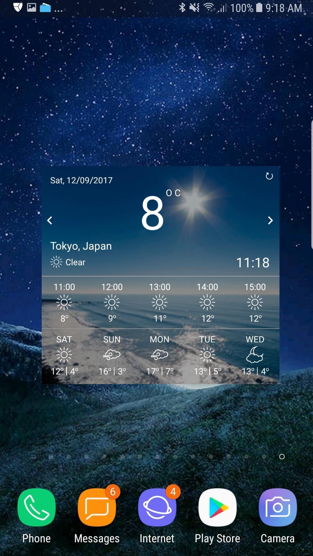 اسکرین شات 5 برنامه Weather app
