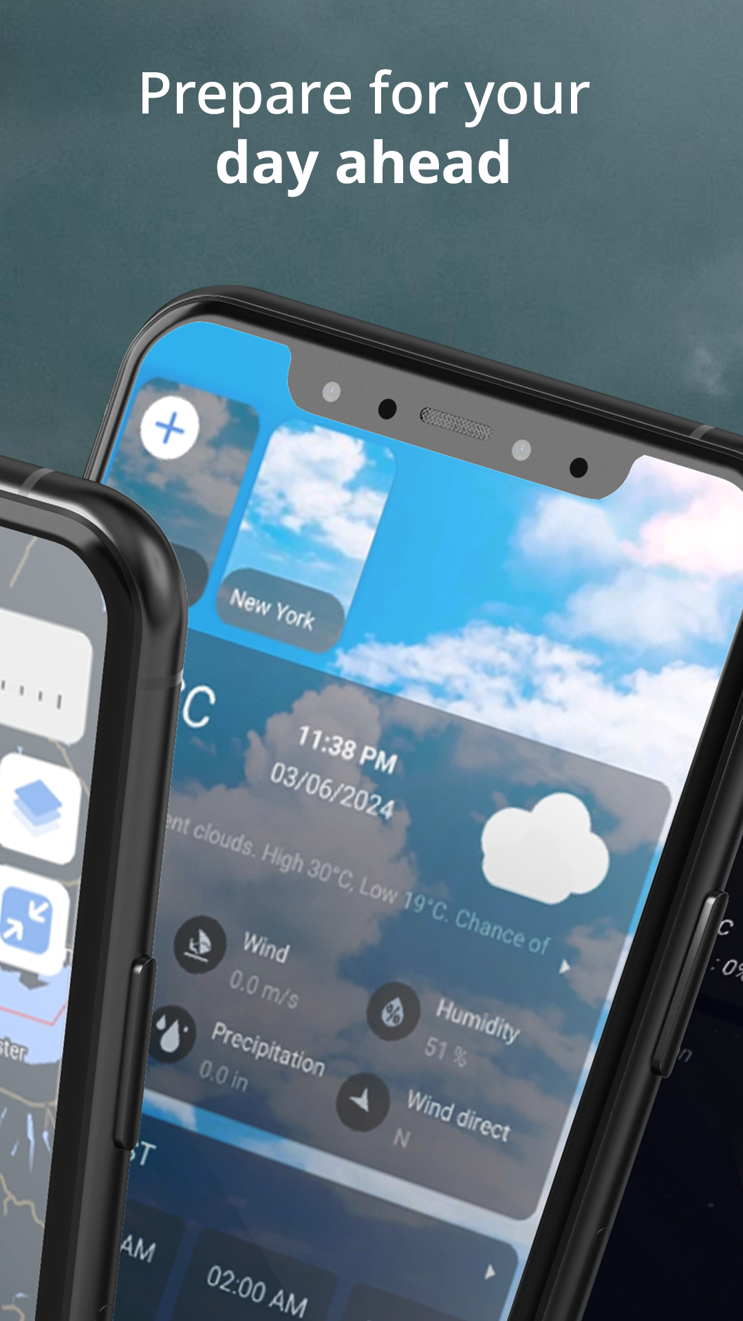 اسکرین شات 2 برنامه Weather Radar & Weather Live