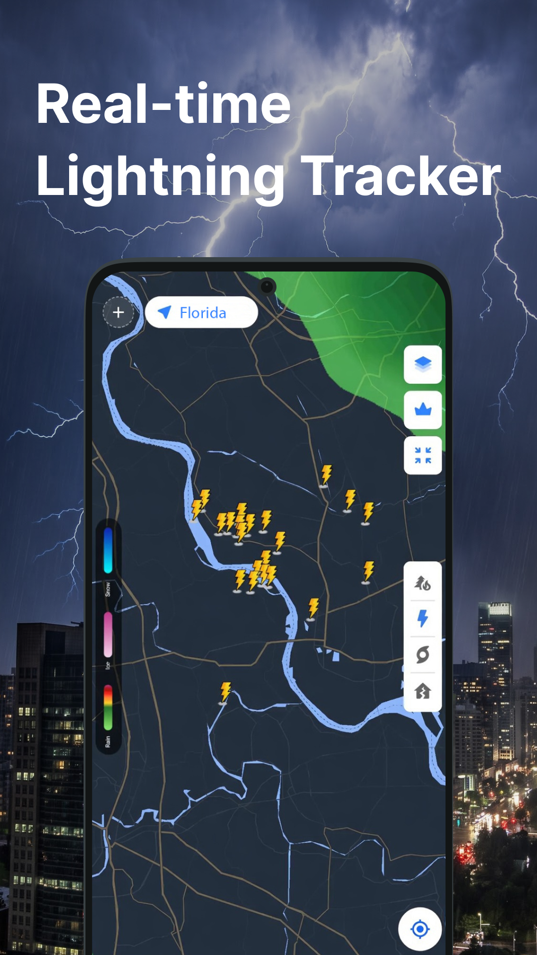 اسکرین شات 3 برنامه Weather Radar & Weather Live