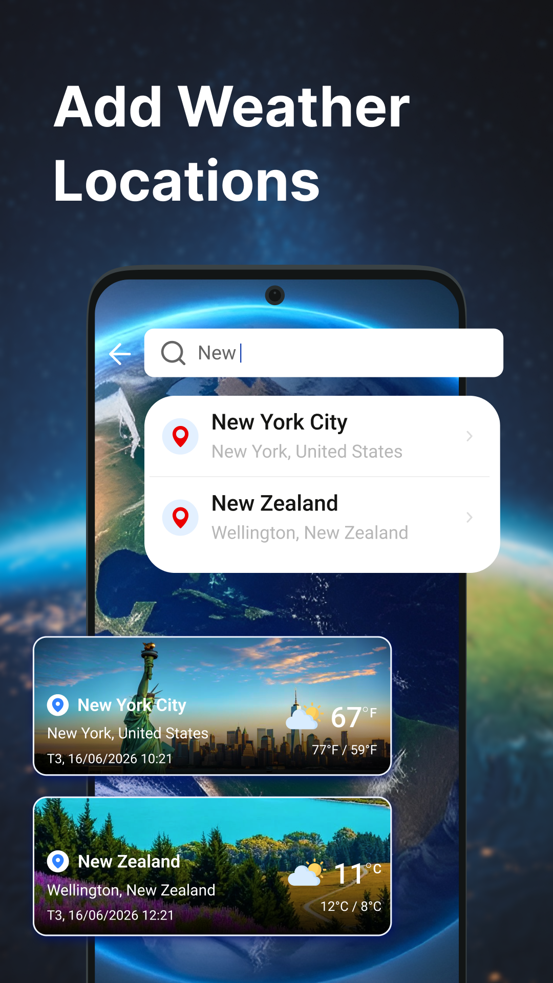 اسکرین شات 8 برنامه Weather Radar & Weather Live