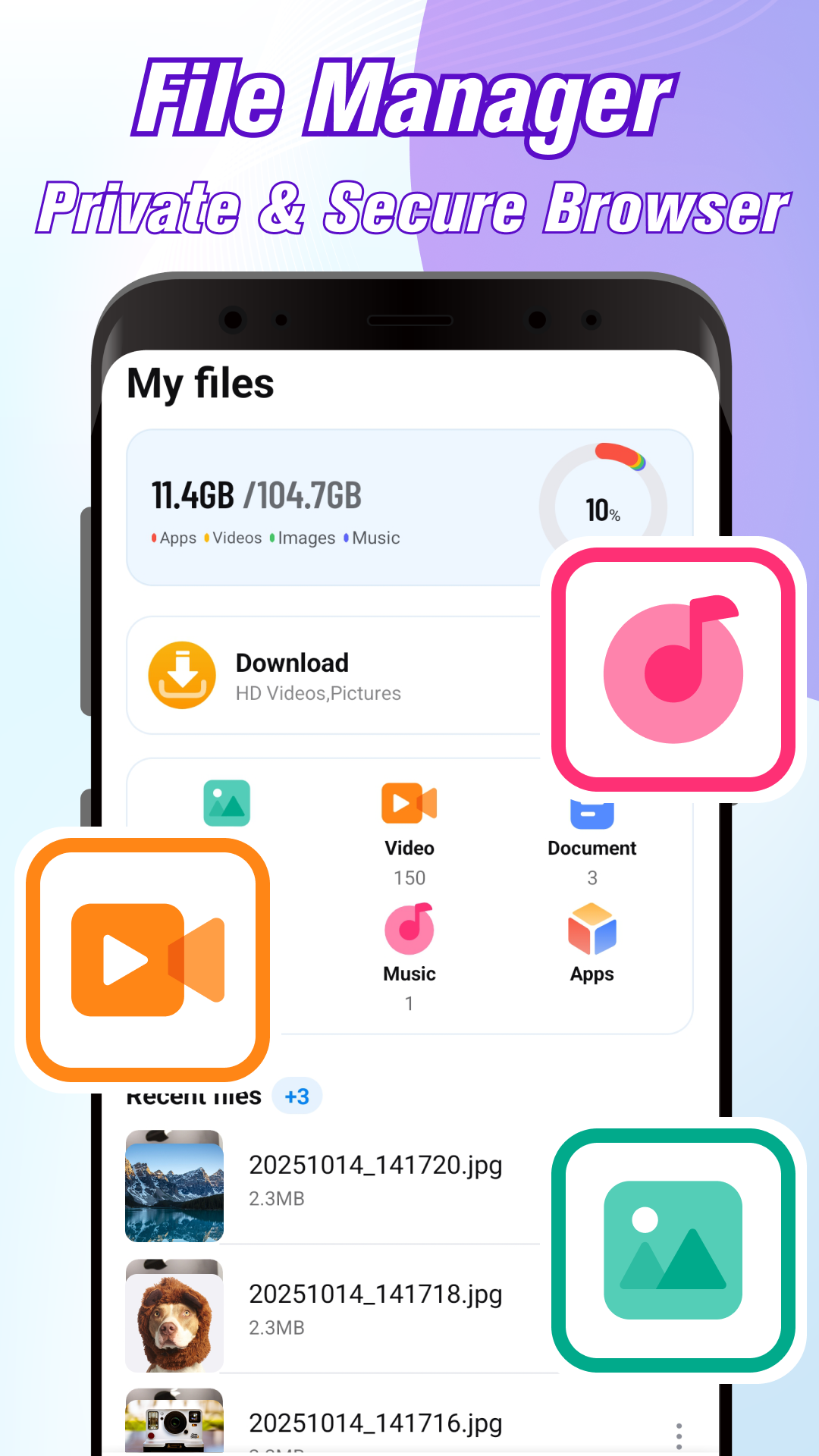 اسکرین شات 3 برنامه Fast Browser - Lite & Smart