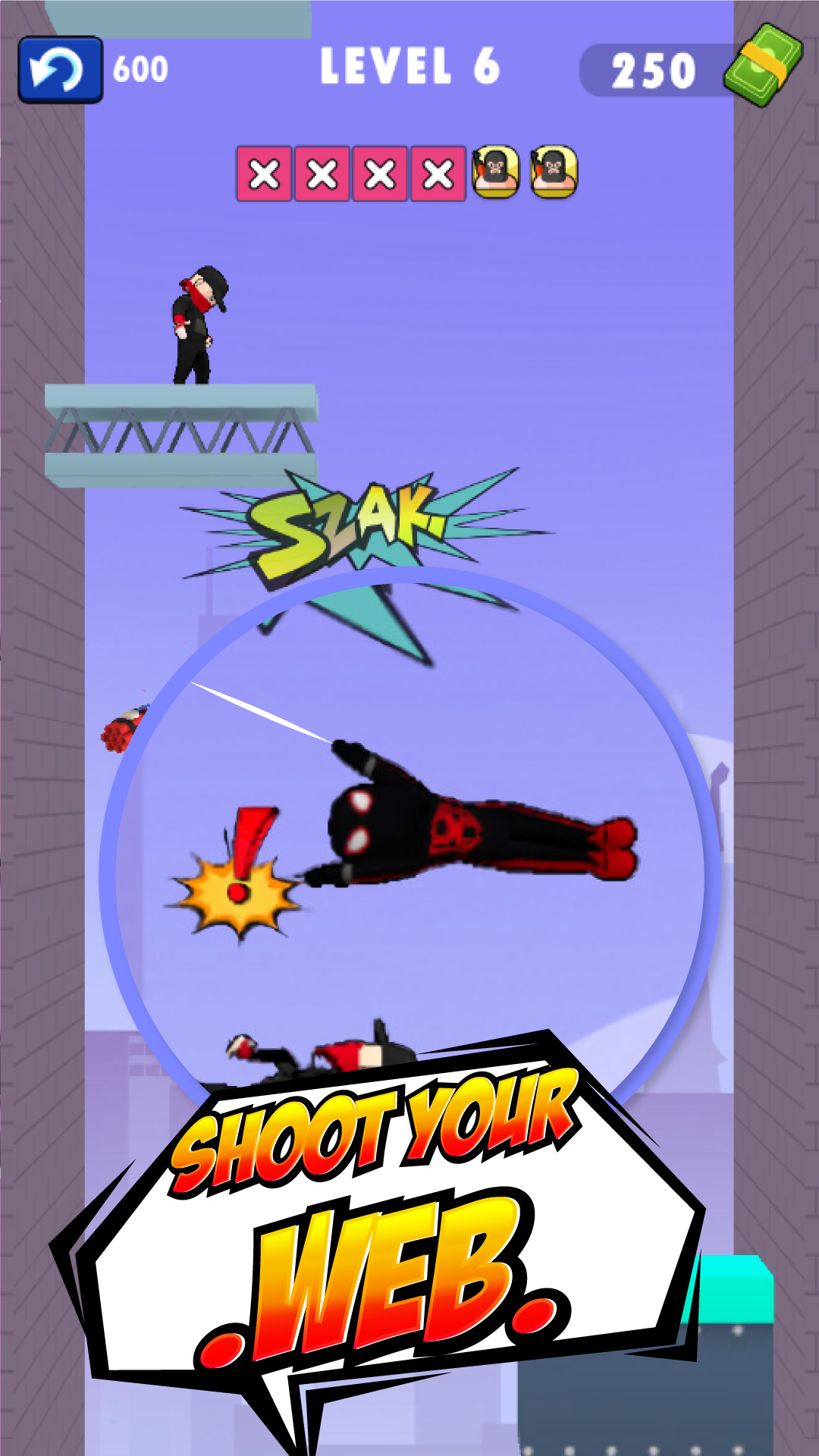 اسکرین شات 3 بازی Web Rope Hero Battle