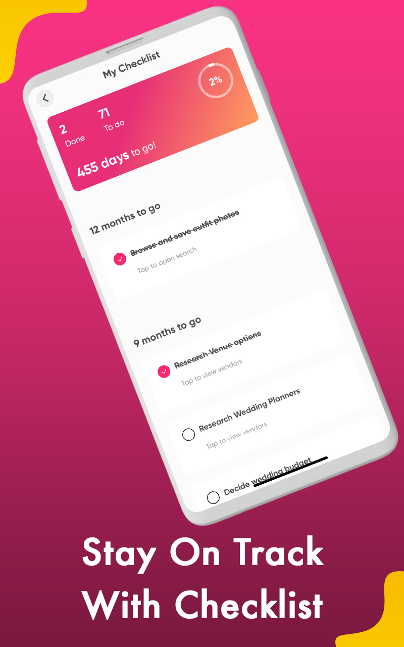 اسکرین شات 4 برنامه WedMeGood - Wedding Planner
