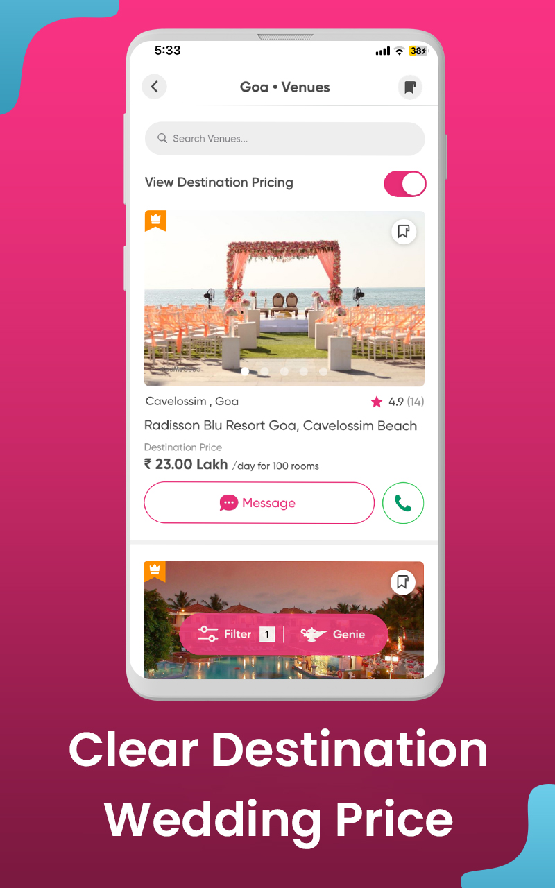 اسکرین شات 5 برنامه WedMeGood - Wedding Planner