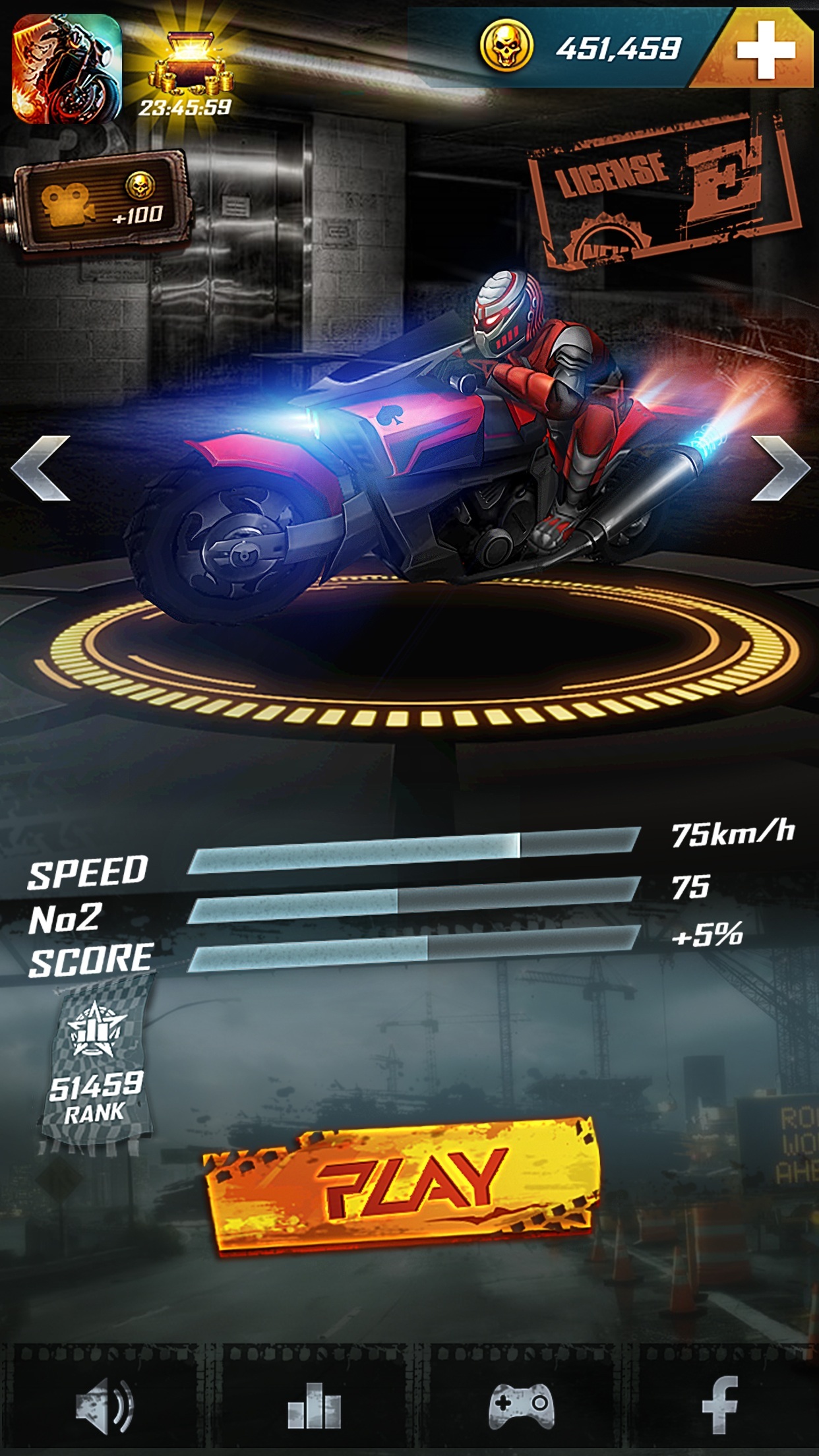 اسکرین شات 3 بازی Death Moto 5 : Racing Game