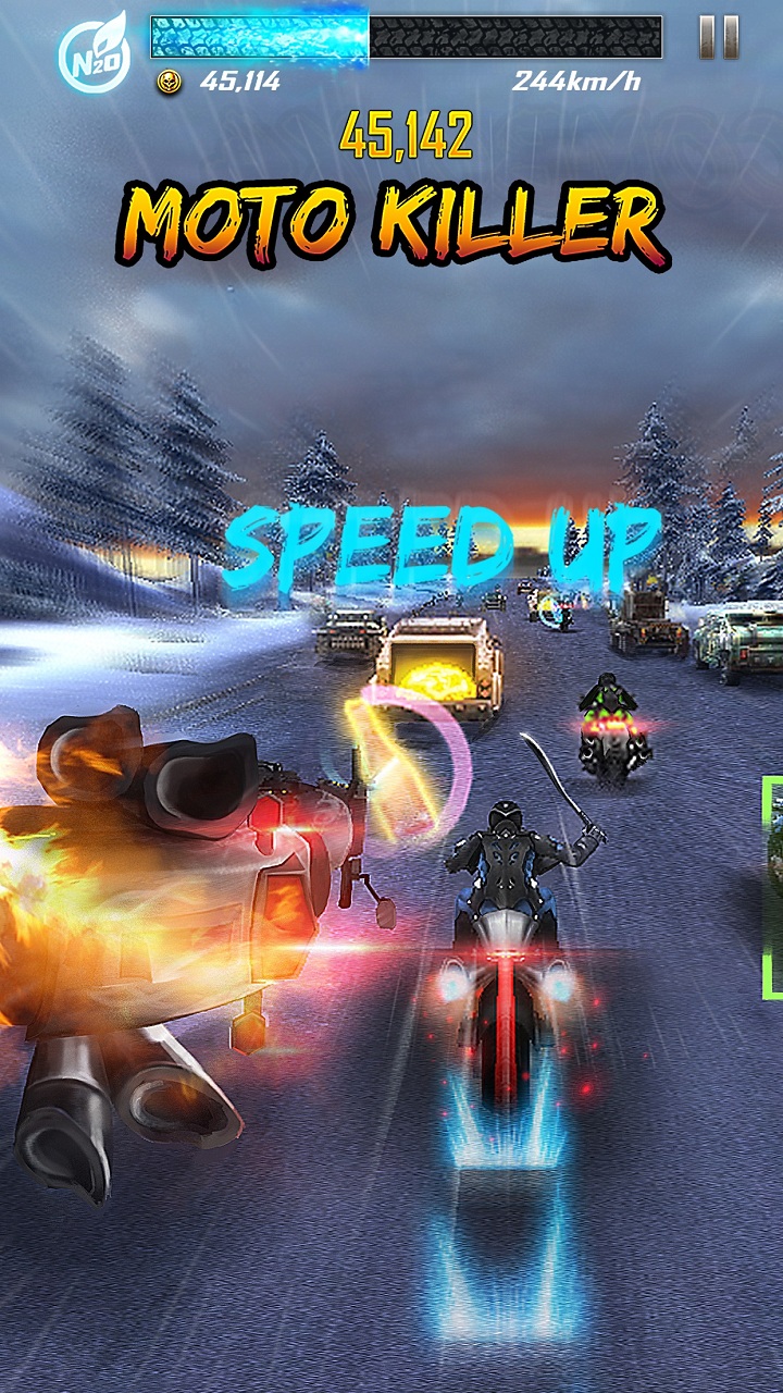 اسکرین شات 1 بازی Death Moto 5 : Racing Game