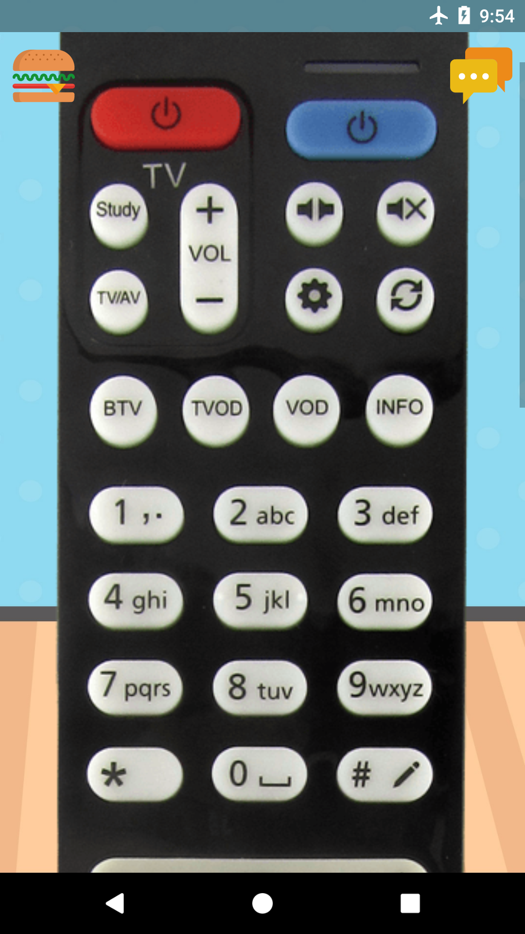 اسکرین شات 6 برنامه Remote For Huawei TV-Box/Kodi