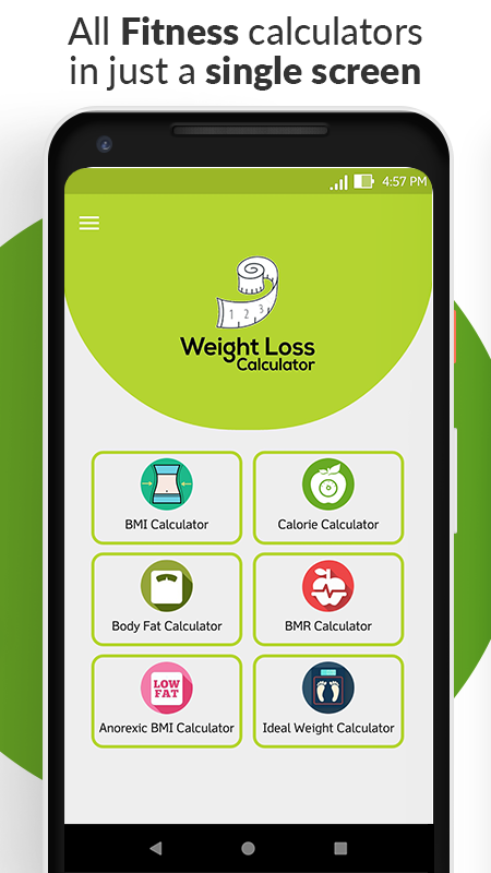 اسکرین شات 3 برنامه Weight Loss Calorie Calculator