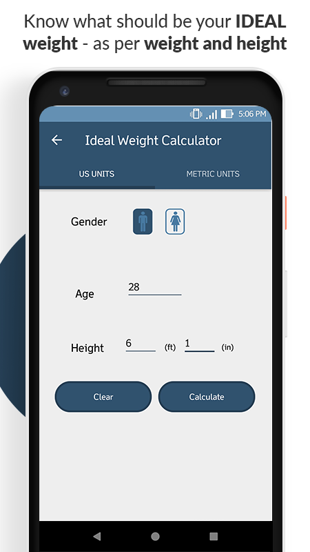 اسکرین شات 5 برنامه Weight Loss Calorie Calculator