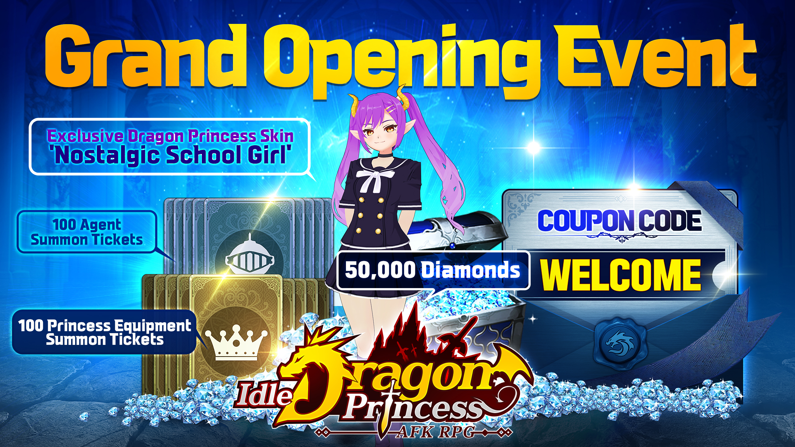 اسکرین شات 1 بازی Idle Dragon Princess : AFK RPG