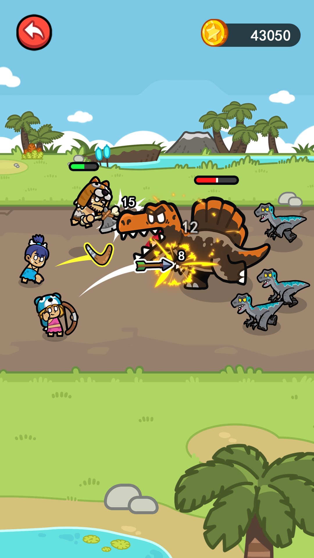 اسکرین شات 2 بازی Dino Catch:Merge Time