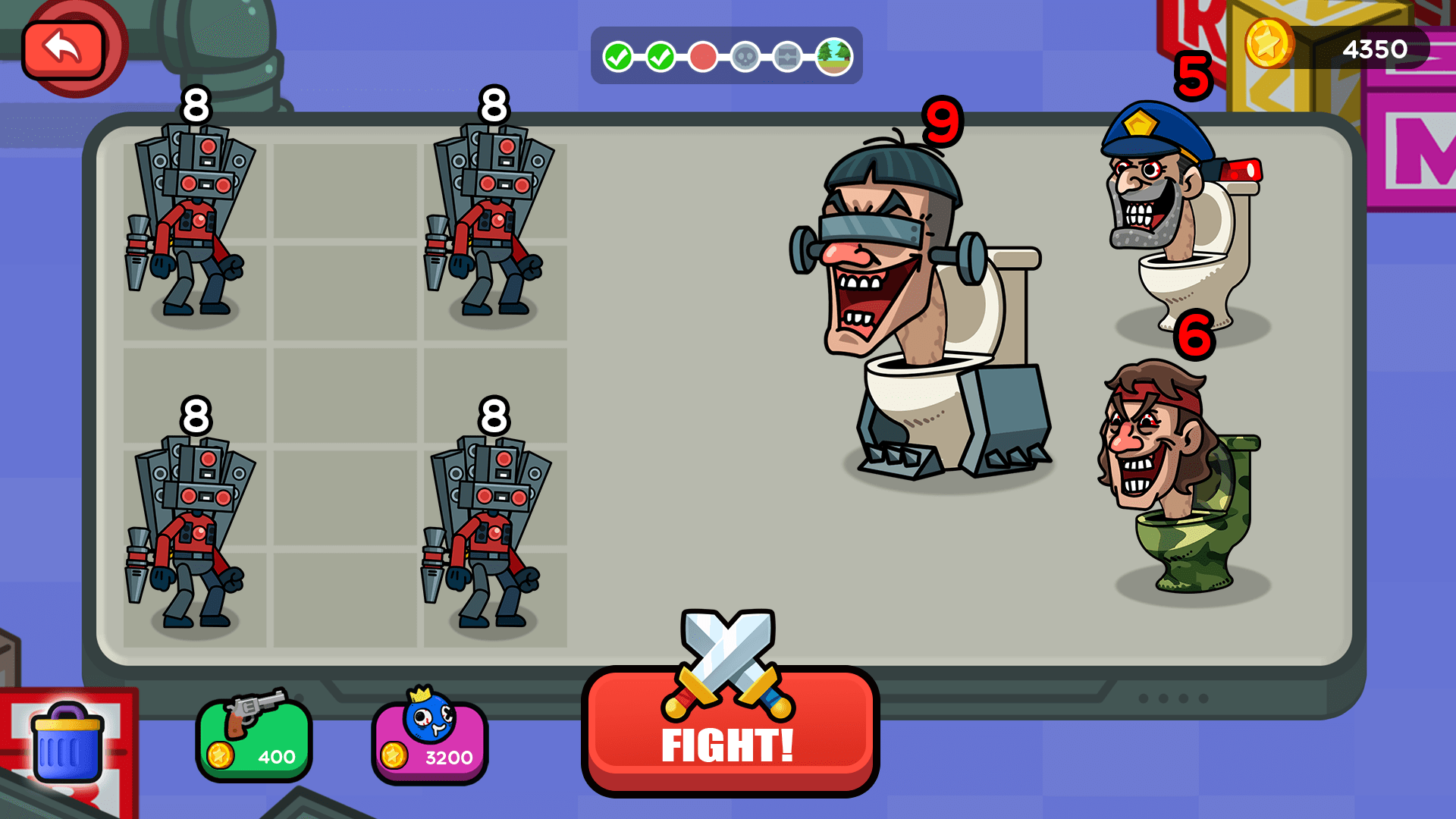 اسکرین شات 4 بازی Merge War Monster Fight