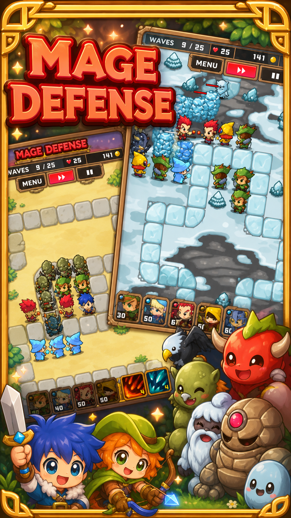 اسکرین شات 3 بازی Mage Defense