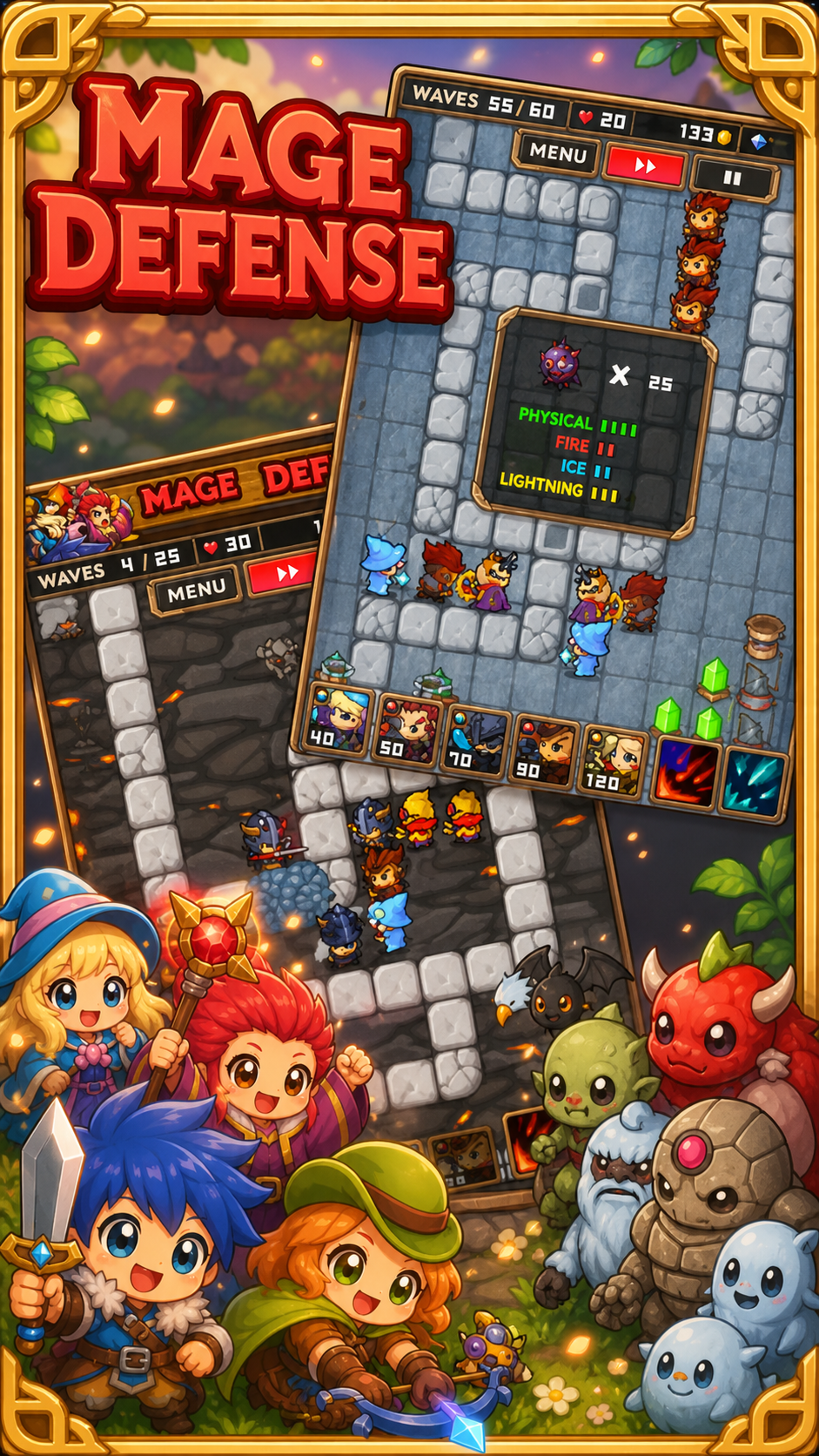 اسکرین شات 2 بازی Mage Defense