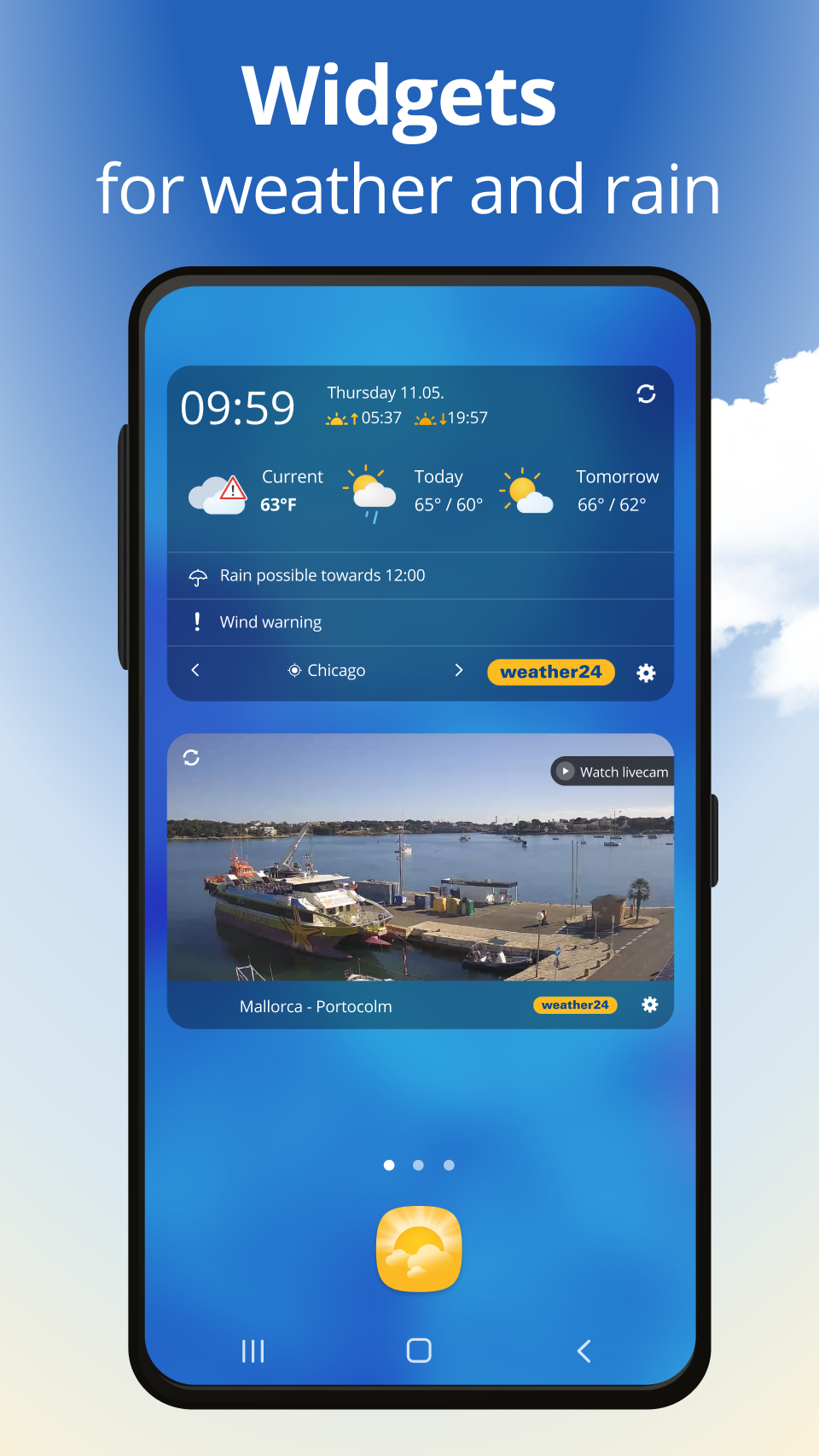 اسکرین شات 7 برنامه weather24: Forecast & Radar