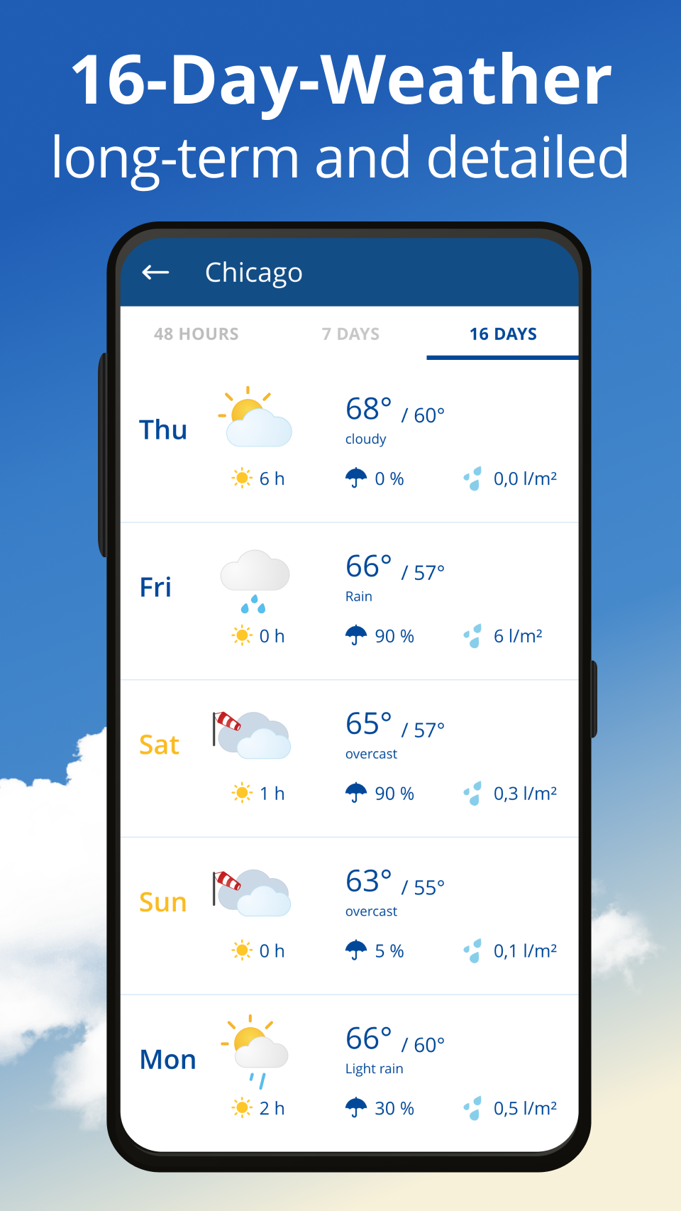 اسکرین شات 4 برنامه weather24: Forecast & Radar