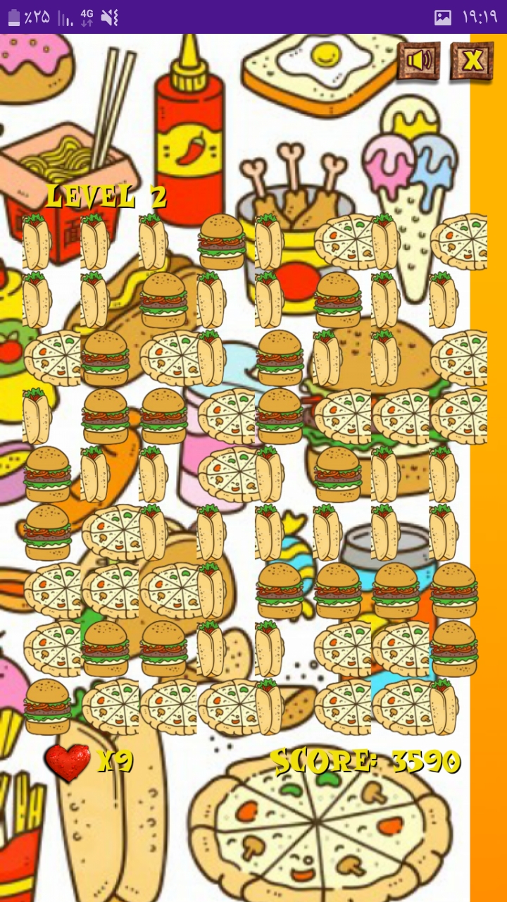 اسکرین شات 1 بازی فودی راش بازی جورکردنی جدید