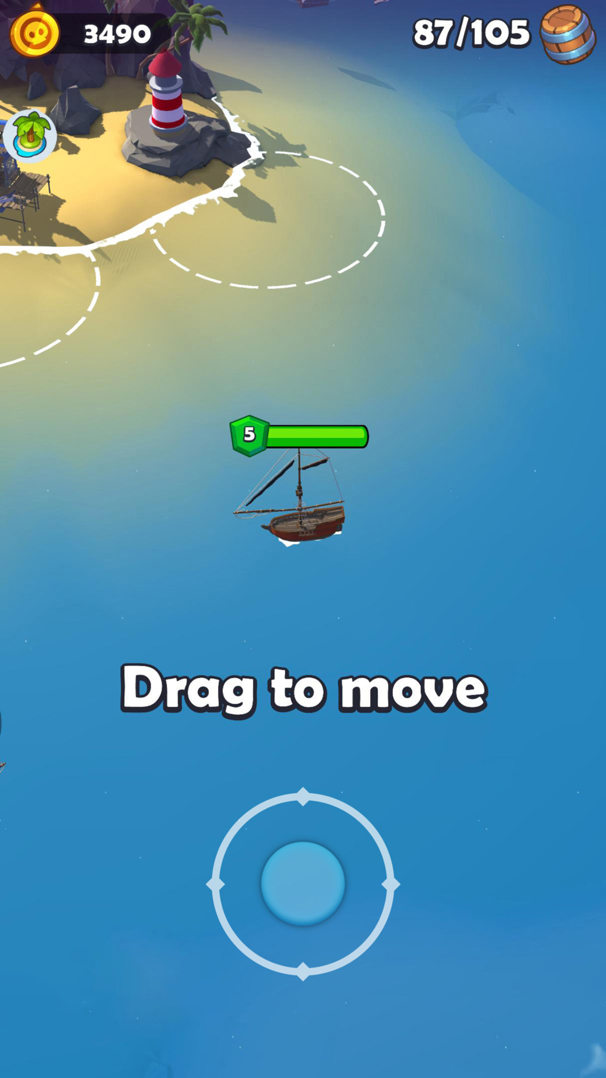 اسکرین شات 1 بازی Pirate Raid - Caribbean Battle