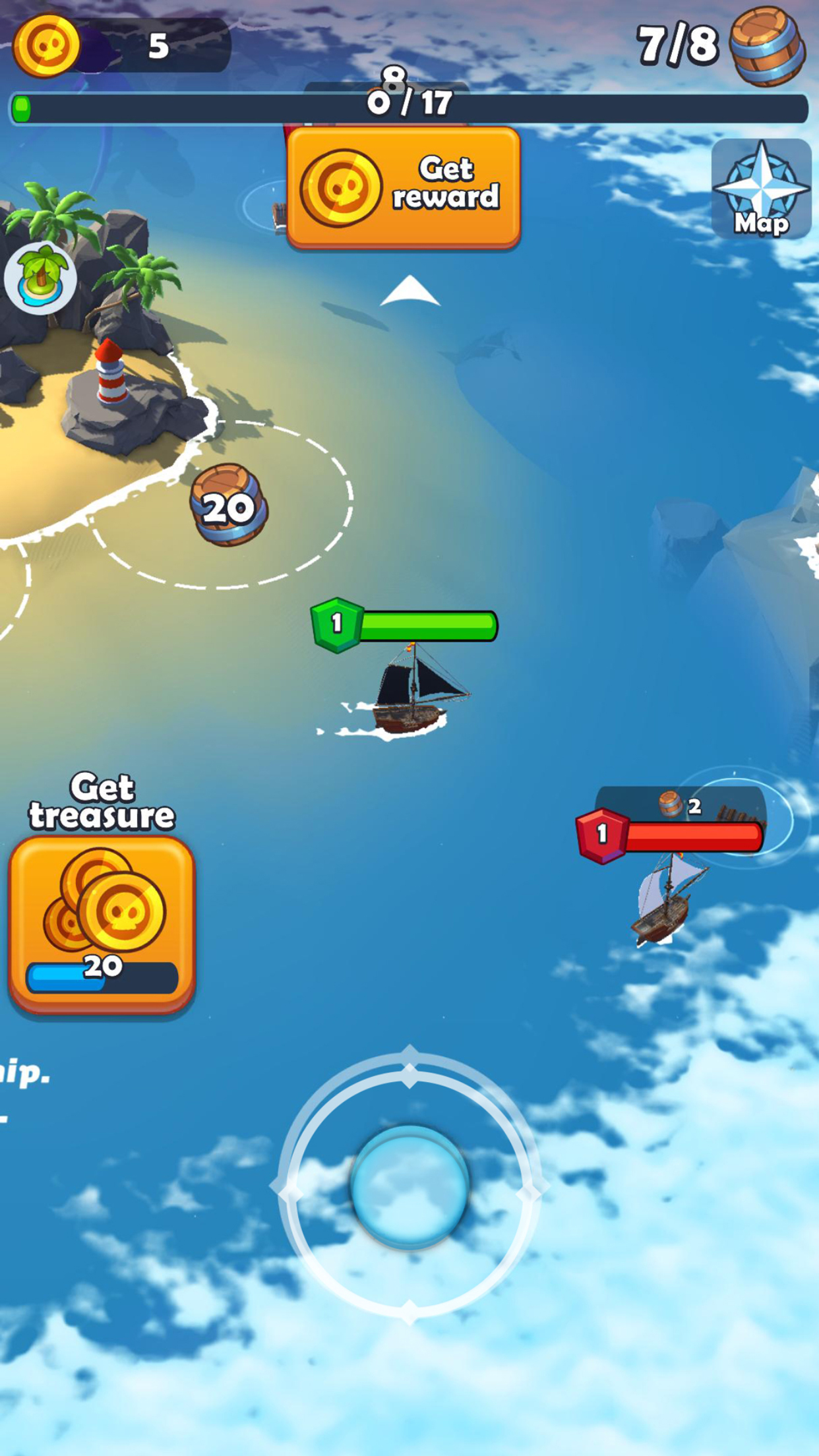 اسکرین شات 6 بازی Pirate Raid - Caribbean Battle
