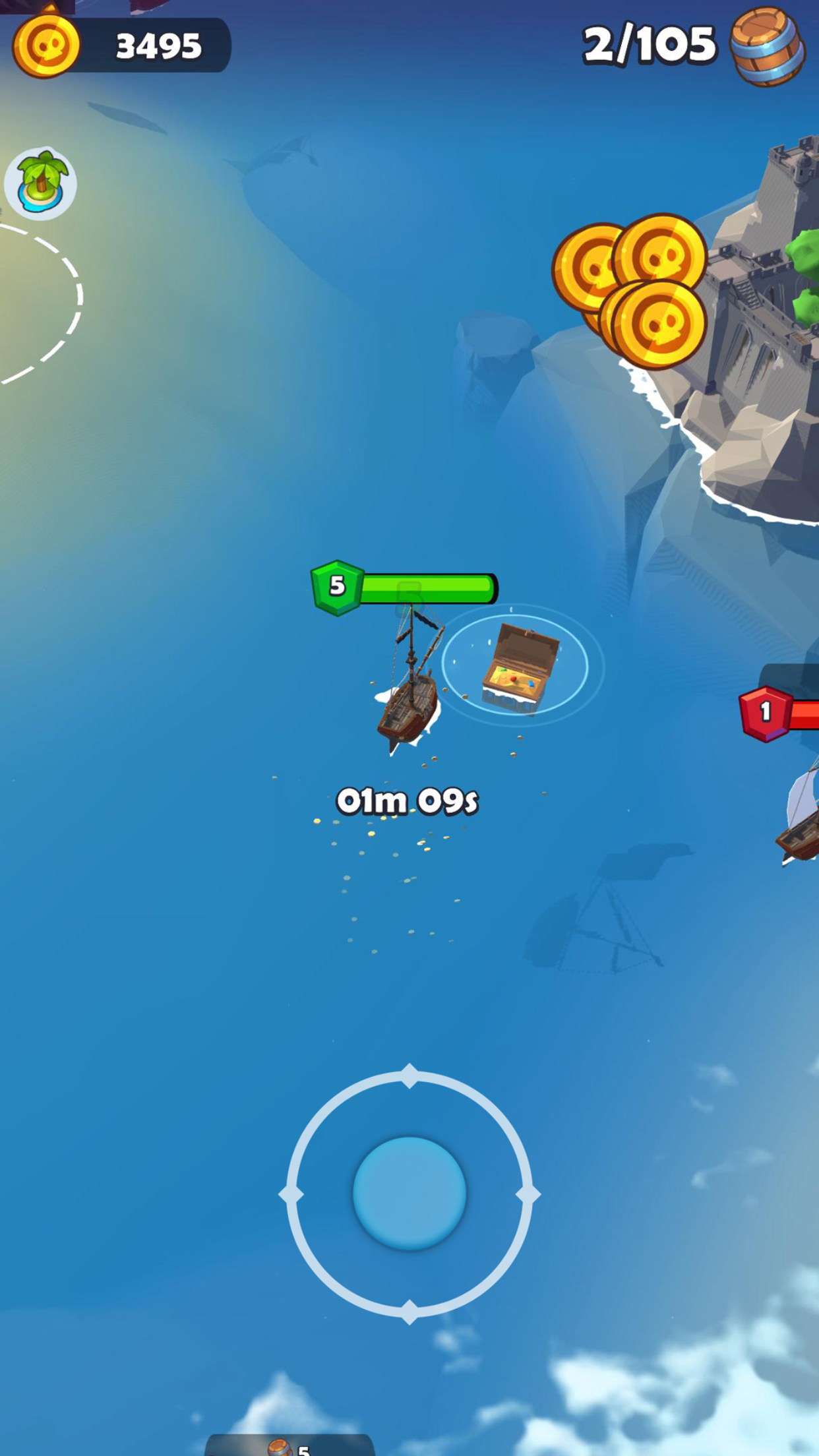 اسکرین شات 3 بازی Pirate Raid - Caribbean Battle