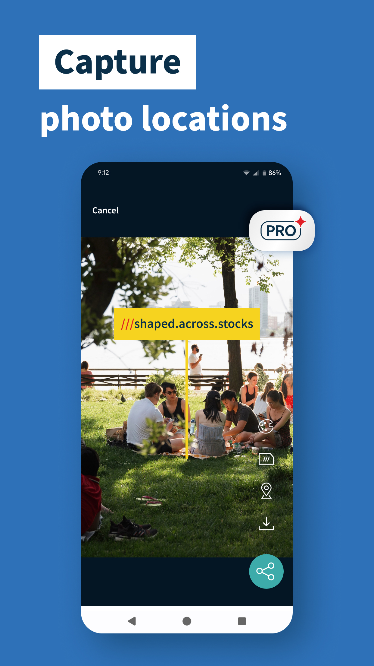 اسکرین شات 5 برنامه what3words: Navigation & Maps