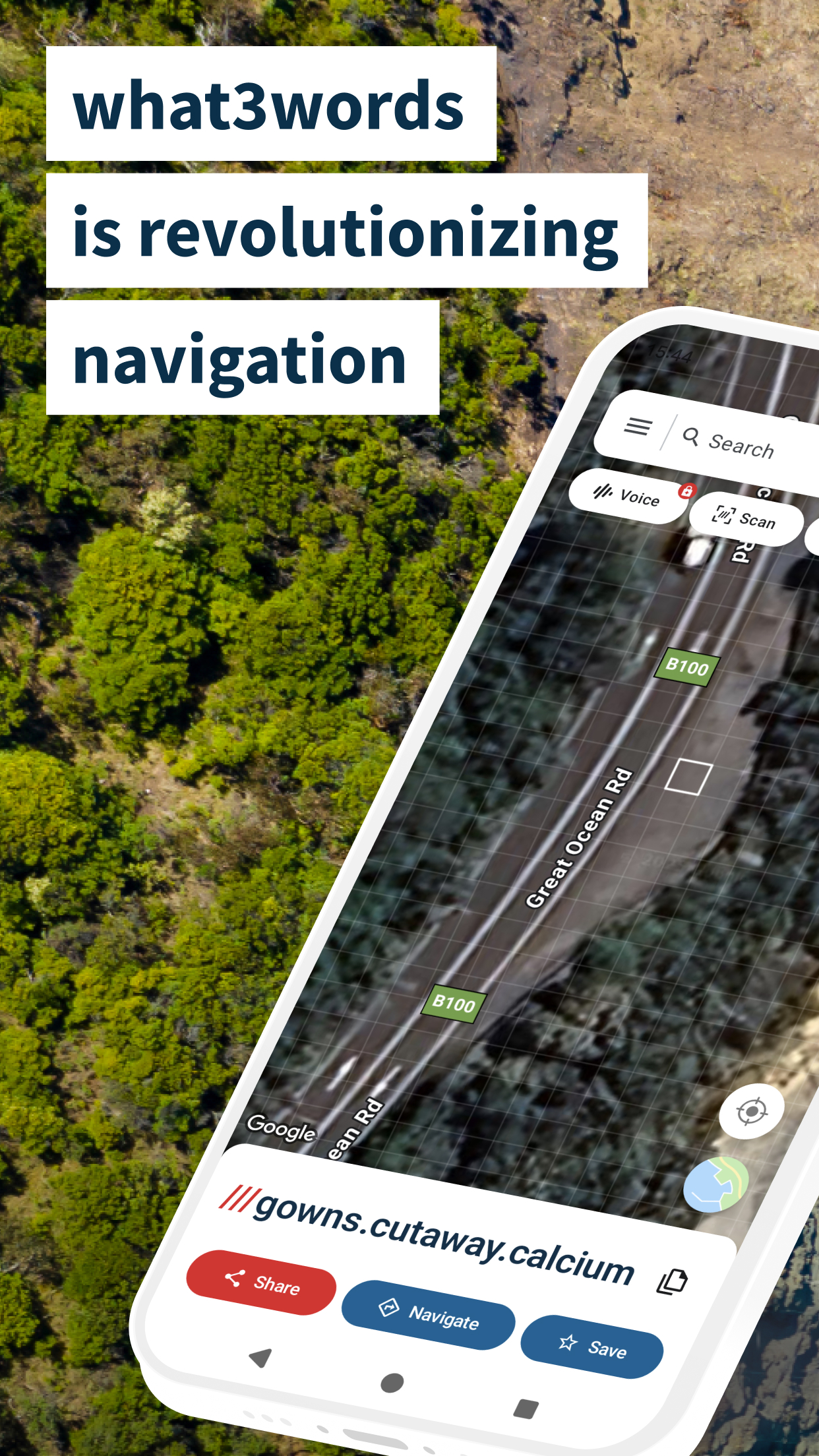 اسکرین شات 1 برنامه what3words: Navigation & Maps