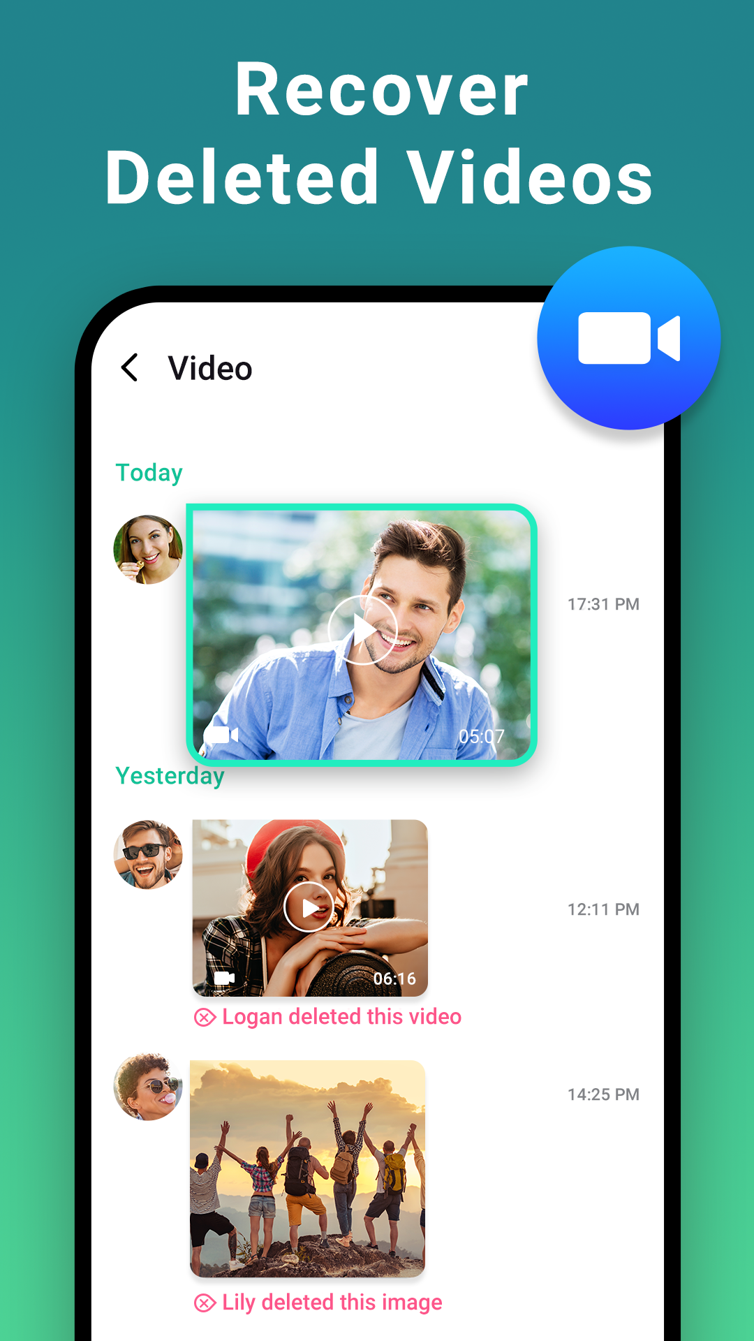 اسکرین شات 8 برنامه Deleted Chat Recovery